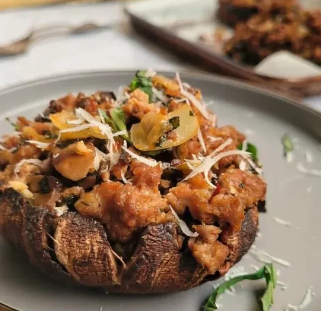 Sausage Stuffed Mushrooms Recipe