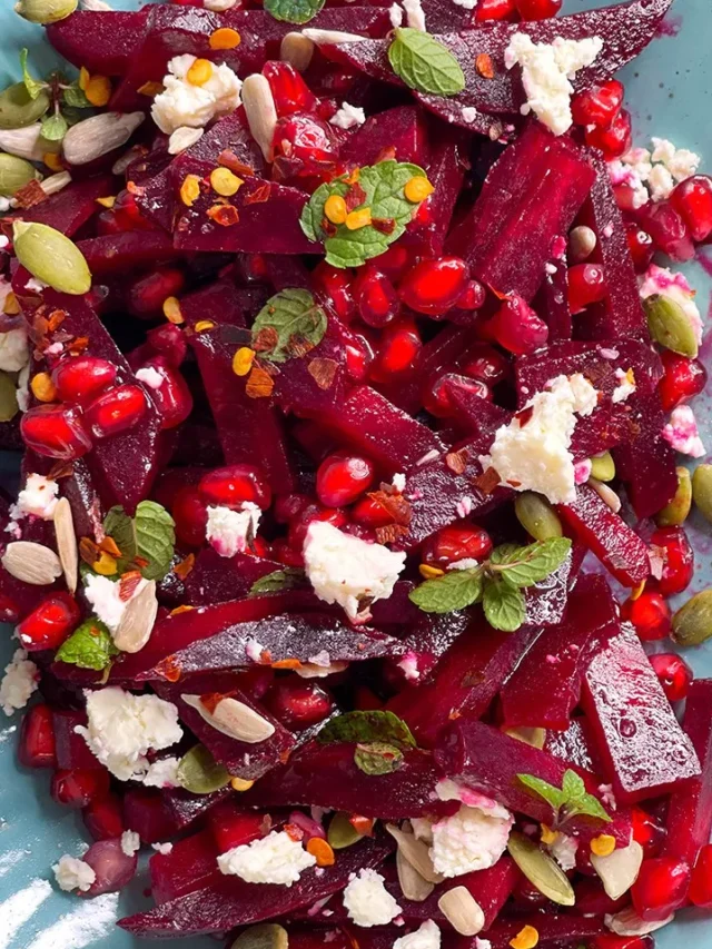 Beet and Pomegranate Kaleidoscope Salad Recipe