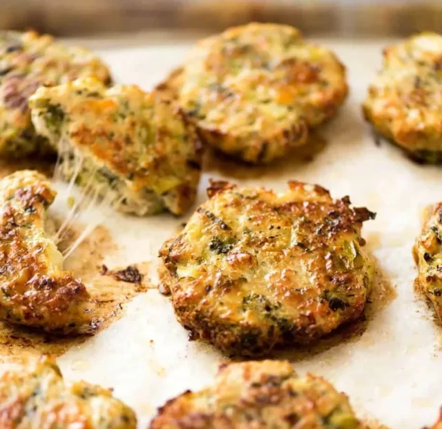 Cheesy Chicken Fritters