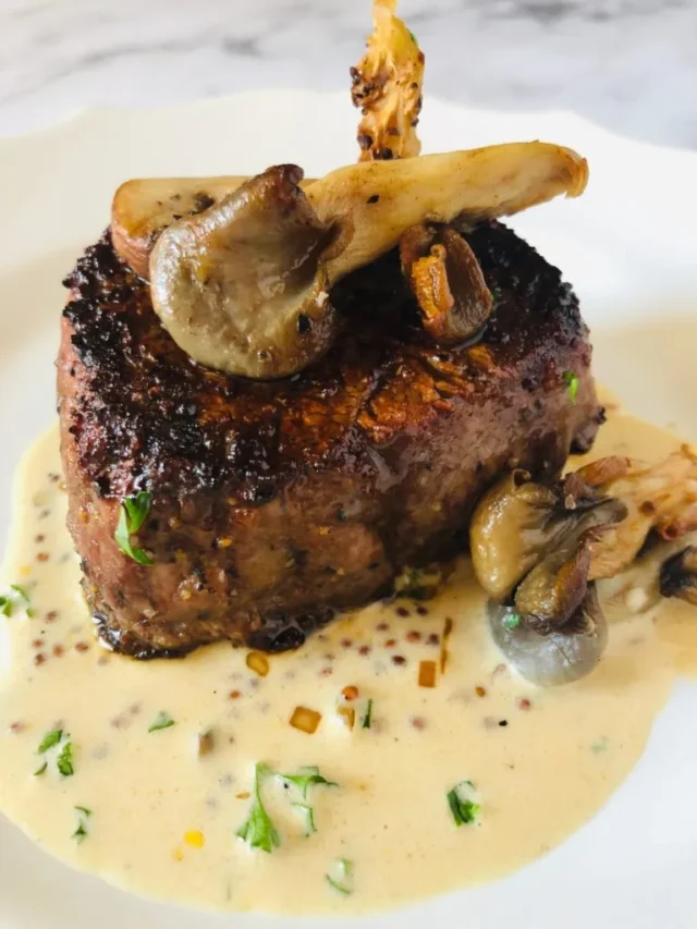 Filet Mignon Recipe in Mushroom Sauce