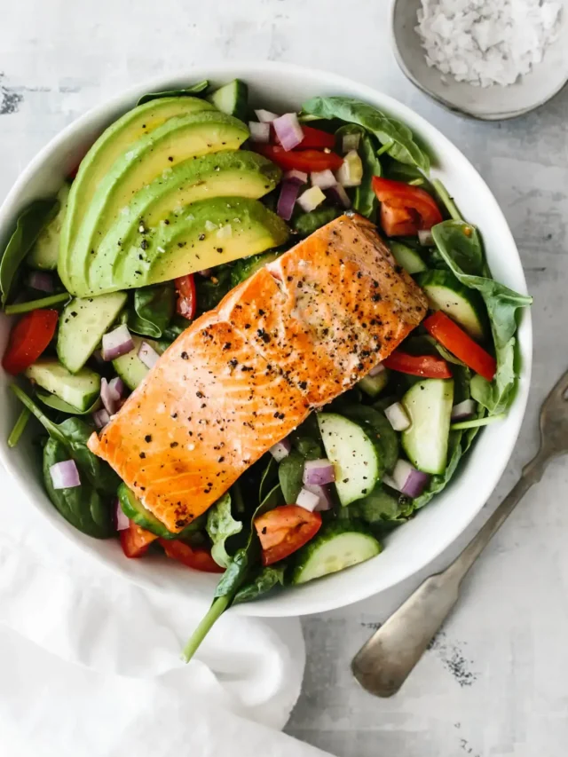 Avocado Salmon Salad Recipe