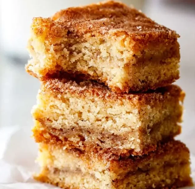 SNICKERDOODLE BARS