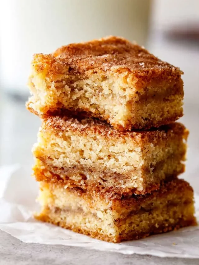 SNICKERDOODLE BARS