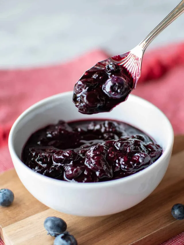 Blueberry Sauce Recipe (Blueberry Topping)