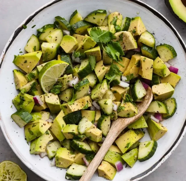 Avocado Cucumber Salad Recipe