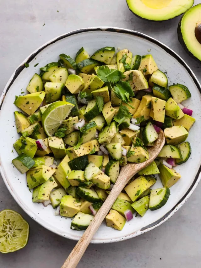 Avocado Cucumber Salad Recipe