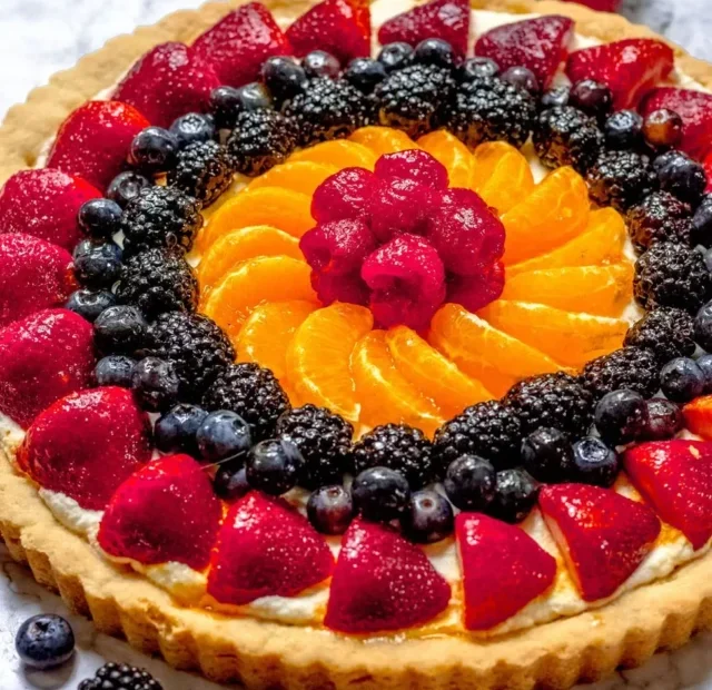 Fruit Tart Recipe with the Best Cream