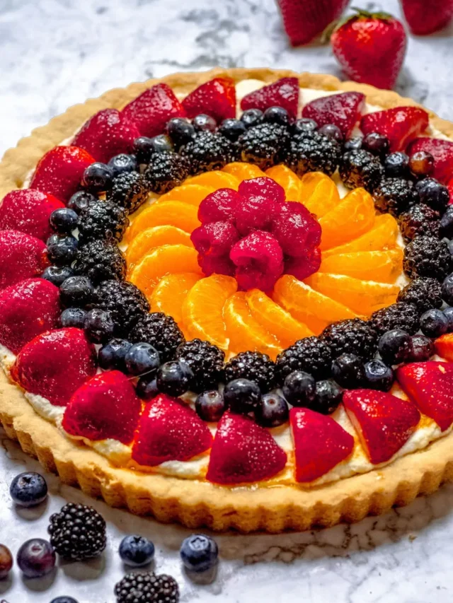 Fruit Tart Recipe with the Best Cream