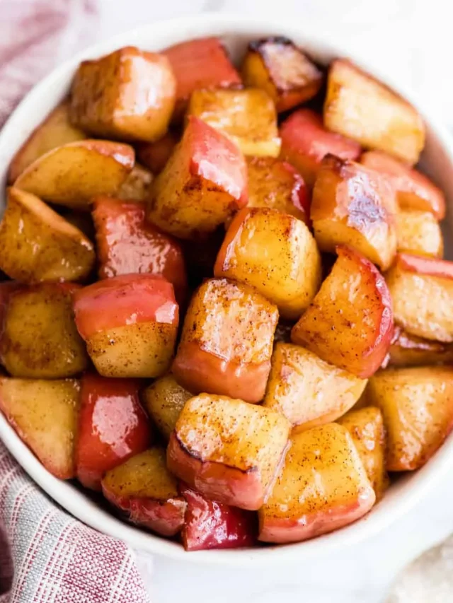 Easy Sauteed Apples with Cinnamon