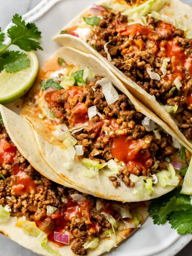 Ground Beef Tacos