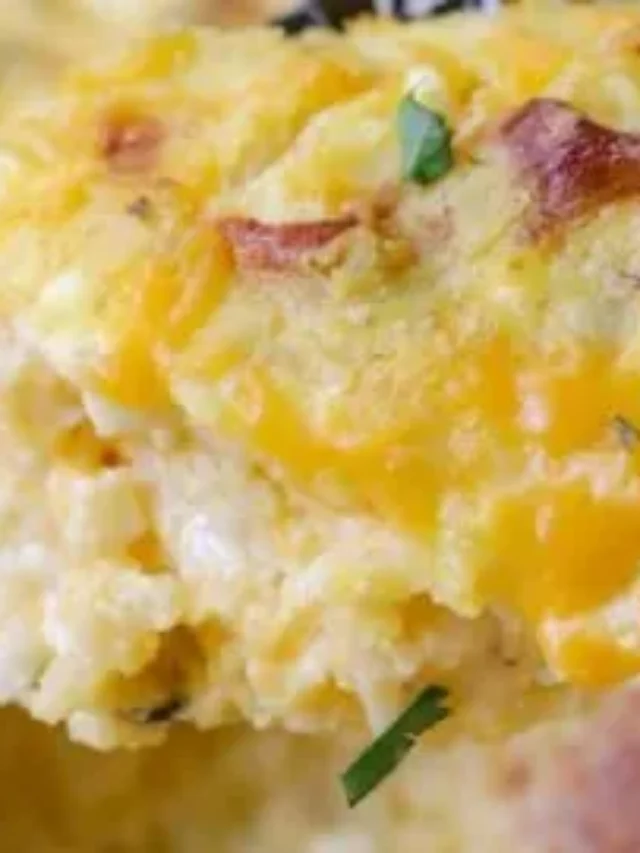 Cheesy Hash Brown and Egg Breakfast Casserole