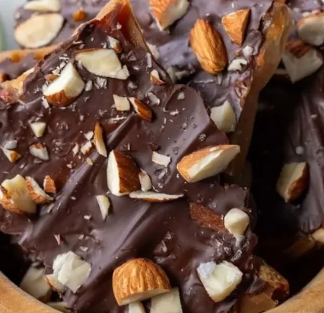 ALMOND TOFFEE BARS