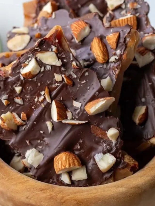 ALMOND TOFFEE BARS