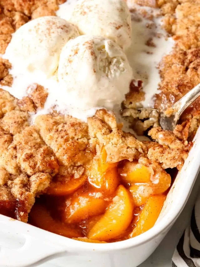 PEACH COBBLER