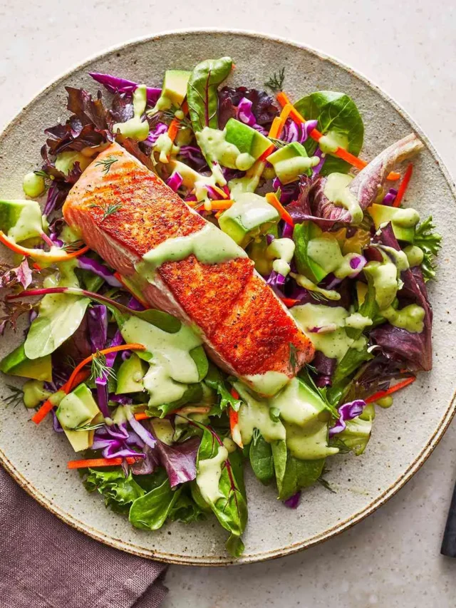 Avocado Salmon Salad Recipe