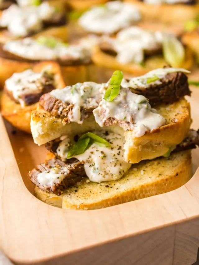 Horseradish and Green Onion Toast