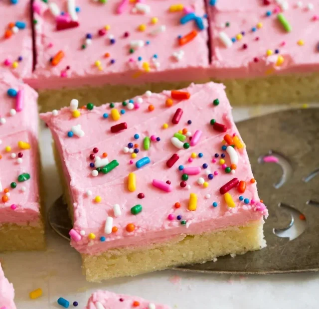 SUGAR COOKIE BARS