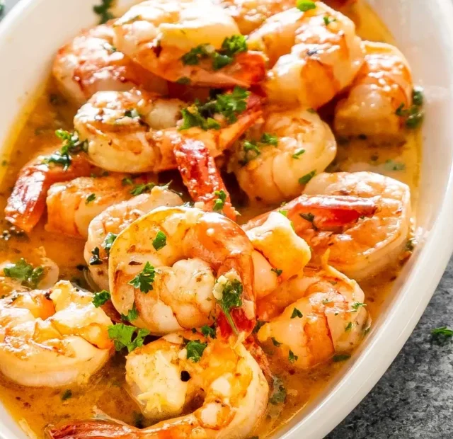 Cheesy Garlic Shrimp Appetizer