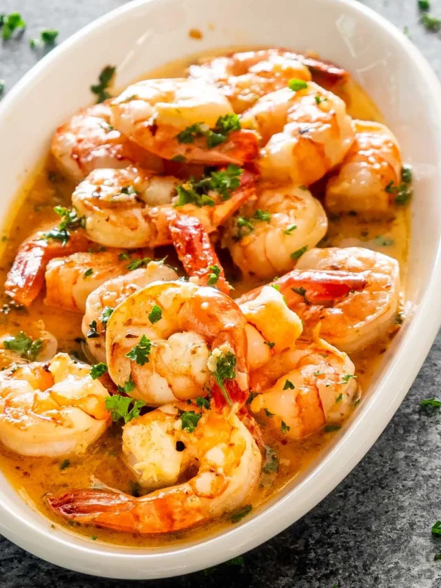 Cheesy Garlic Shrimp Appetizer